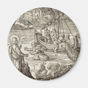 Aimant Jésus marchant sur l'eau