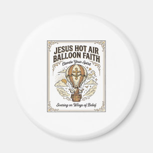 Aimant Jésus Montgolfière Foi Jésus Montgolfière