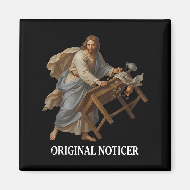 Aimant Jésus Noticeur Original  (Devant)