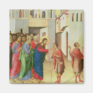 Aimant Jésus ouvre les yeux d'un homme né aveugle, 1311