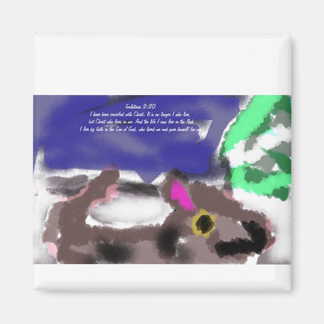 Aimant Jésus plan amour (Devant)