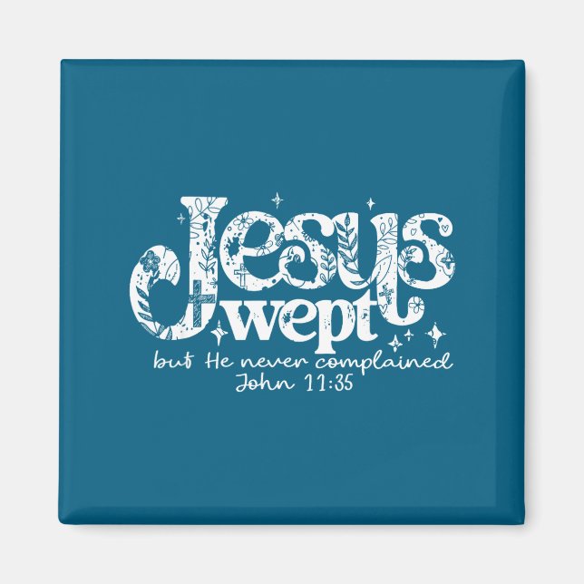 Aimant Jésus pleura mais il ne (Devant)