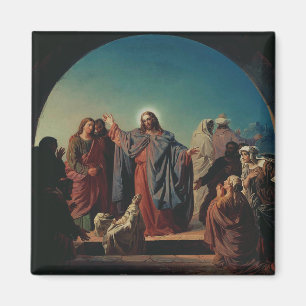 Aimant Jésus réveille Lazare par Robert Wilhelm Ekman