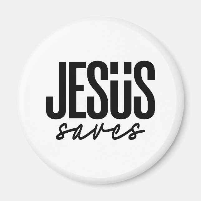 AIMANT JESUS SAVES (Devant)