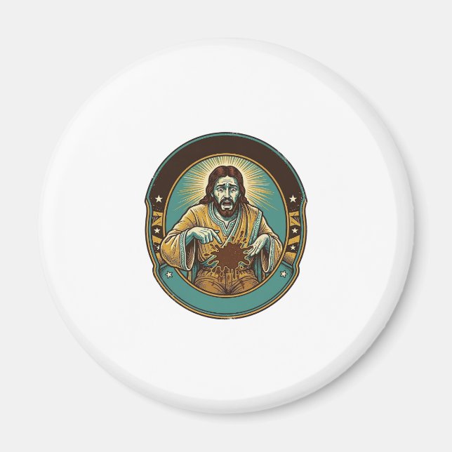 Aimant Jésus tache de café le pantalon avant de rencontre (Devant)