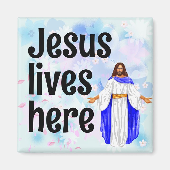 Aimant Jésus vit ici (Devant)
