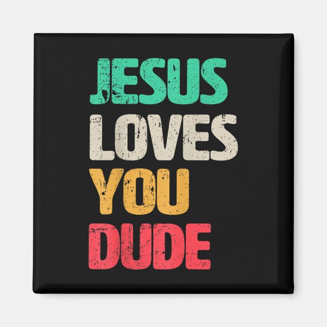 Aimant Jésus vous aime Mec foi chrétienne Evangile Cultur (Devant)