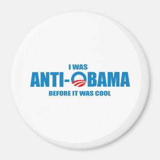 Aimant J'étais anti-Obama avant d'être un T-shirt cool