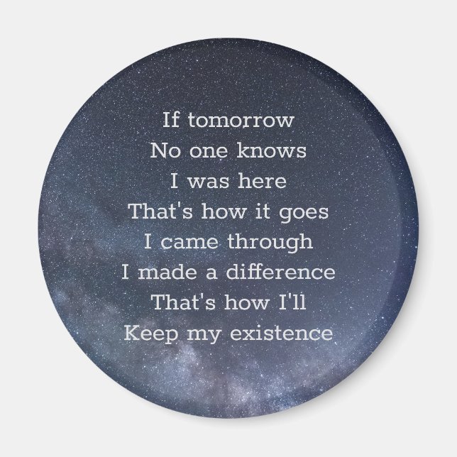 Aimant J'Étais Là (Devant)