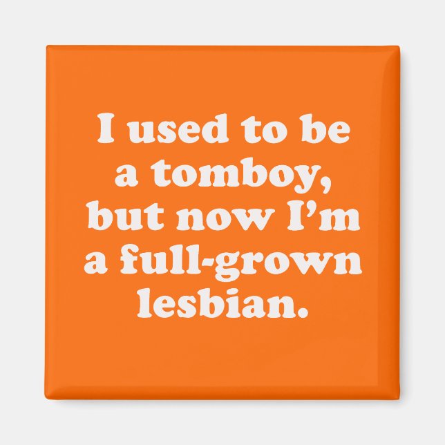 Aimant J'étais un tomboy (Devant)