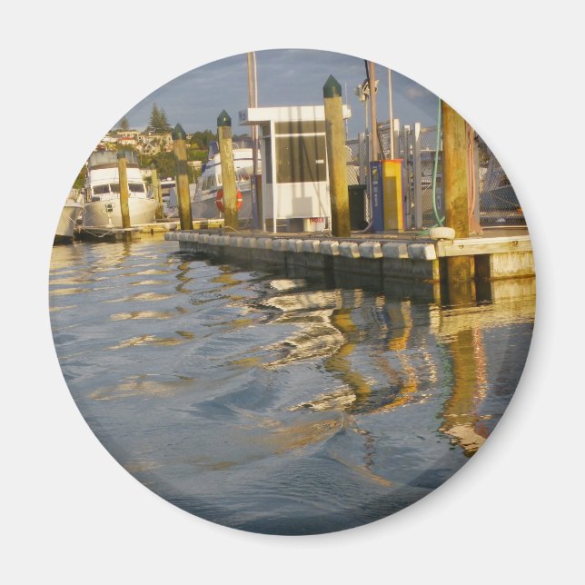 Aimant Jetée du coucher du soleil (Devant)