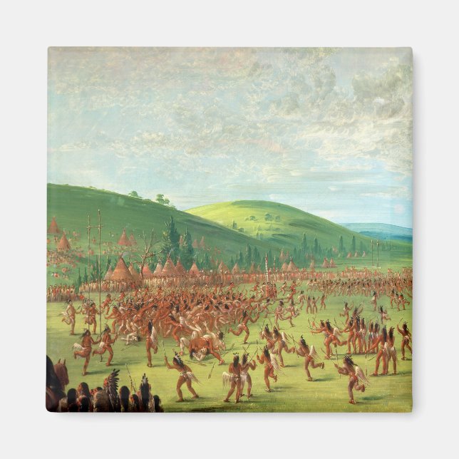 Aimant Jeu de balle indienne (Devant)