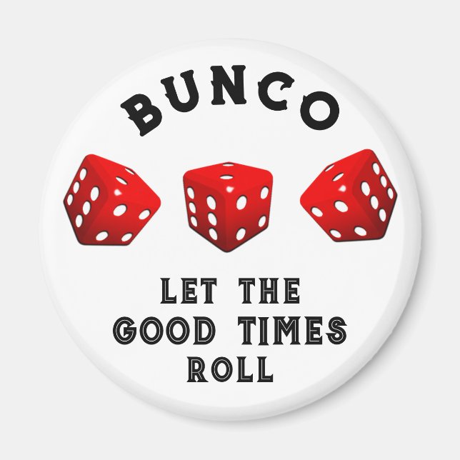 Aimant Jeu de Bunco (Devant)