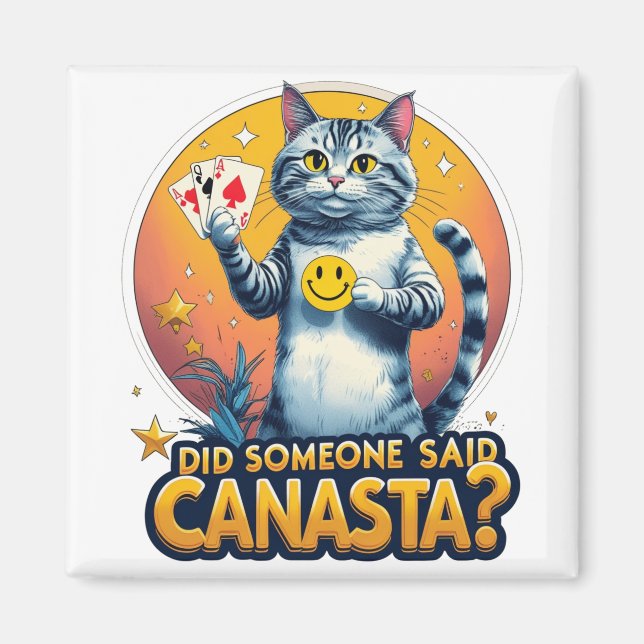 Aimant Jeu de canasta  Stratégie de carte (Devant)