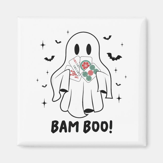 Aimant Jeu de costume drôle de fantôme de Halloween Bam B (Devant)