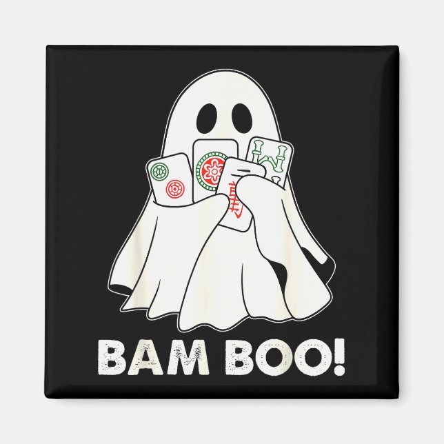 Aimant Jeu de costume drôle de fantôme de Halloween Bam B (Devant)