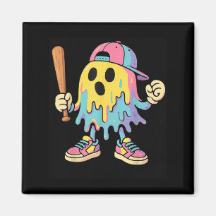 Aimant Jeu de crème glacée Colorful Ghost Baseball Spots 