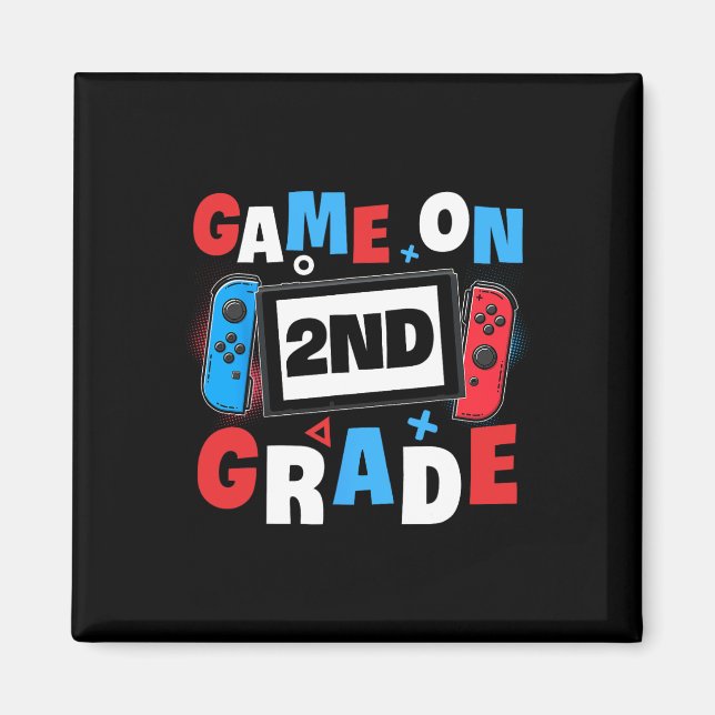 Aimant Jeu De Jeu Sur 2E Année Deuxième Jour École G (Devant)
