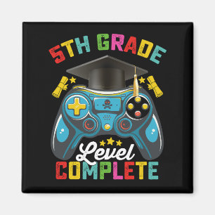 Aimant Jeu de niveau 5e année de fin d'études Gamer