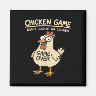 Aimant Jeu De Poulet Ne Regarde Pas Le Poulets Drôle De P