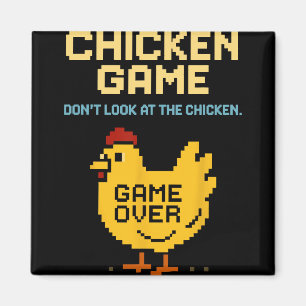 Aimant Jeu de poulet Ne regardez pas le poulet Drôle de p