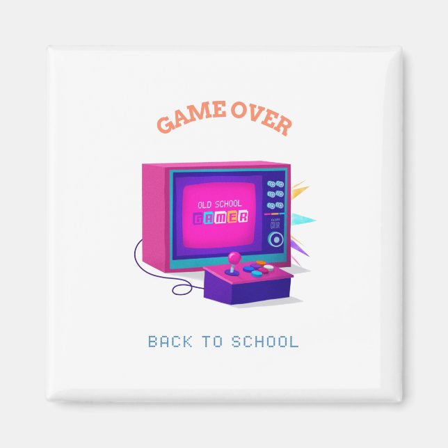 Aimant Jeu De Retour À L'École (Devant)