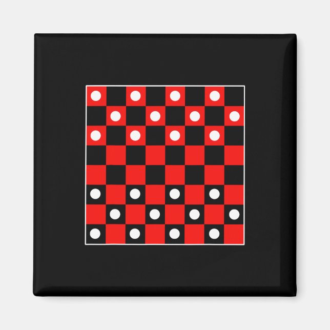 Aimant Jeu de tableau de contrôle noir et rouge Hal (Devant)