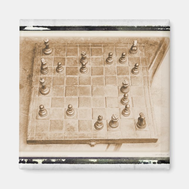 Aimant Jeu d'échecs (Devant)