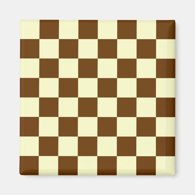 Aimant jeu d'échiquier pour jouer aux échecs (Devant)