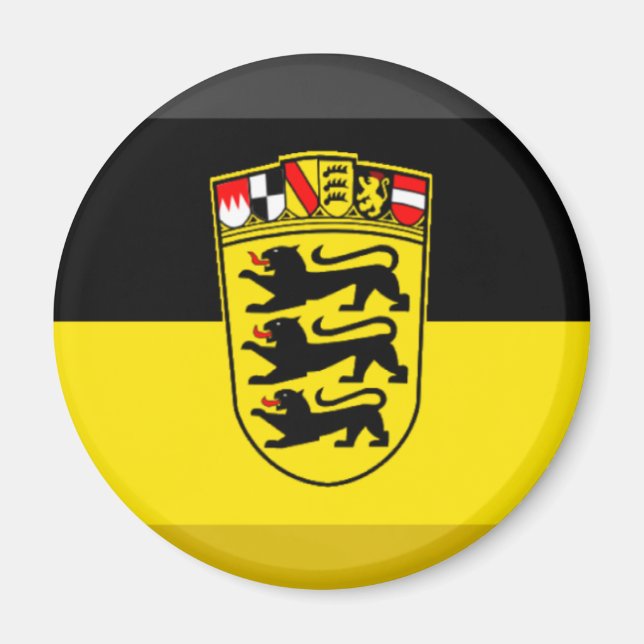 Aimant Jeu Drapeau Baden-Wuerttemberg (Devant)