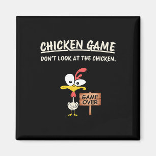Aimant Jeu du poulet Ne regardez pas le poulet Drôle de p