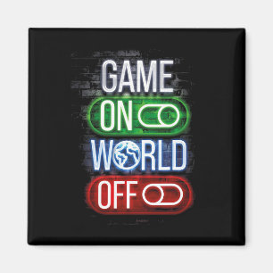 Aimant Jeu Gamer Sur World Off Pour Les Garçons Et Les Ho