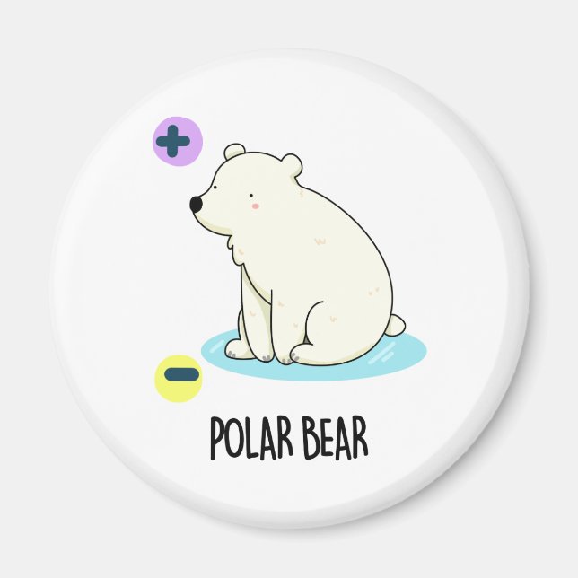 Aimant Jeu scientifique amusant pour l'ours polaire (Devant)