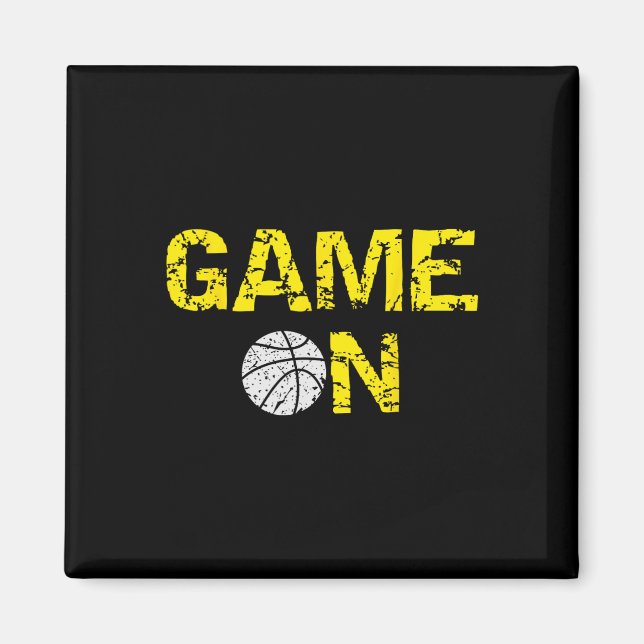 Aimant Jeu Sur Basket; Blue Black Yellow Gold Team Co (Devant)