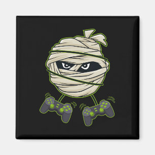 Aimant Jeu vidéo de la maman d'Halloween Contrôleurs garç