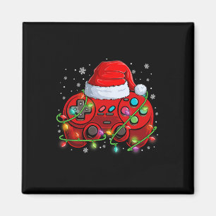 Aimant Jeu Vidéo de Noël du jeu Santa Hat Lights Jeu