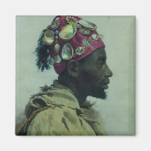 Jeune homme en profil (Profil aux coquillages)