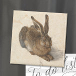 Aimant Jeune lièvre | Albrecht Dürer<br><div class="desc">Young Hare (1502) de l'artiste allemand Albrecht Dürer. L'oeuvre originale est une étude de la nature aquarelle peinture d'un lapin brun. Utilisez les outils de conception pour ajouter du texte personnalisé ou personnaliser l'image.</div>