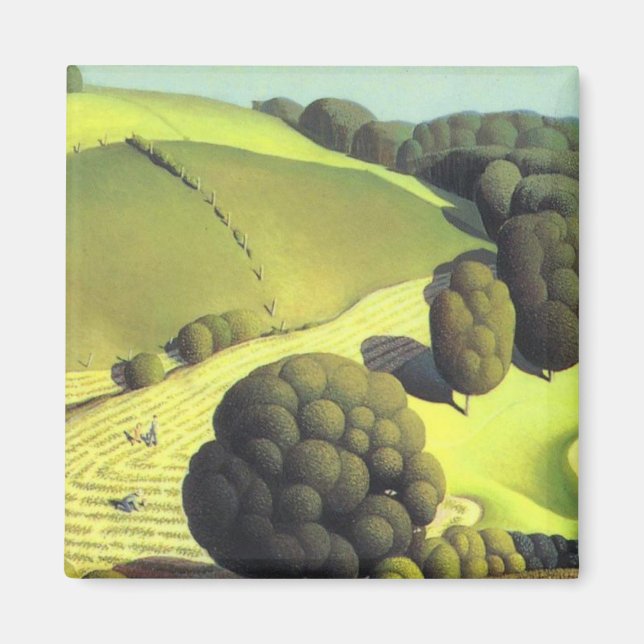 Aimant Jeune maïs - Grant Wood 1931 (Devant)