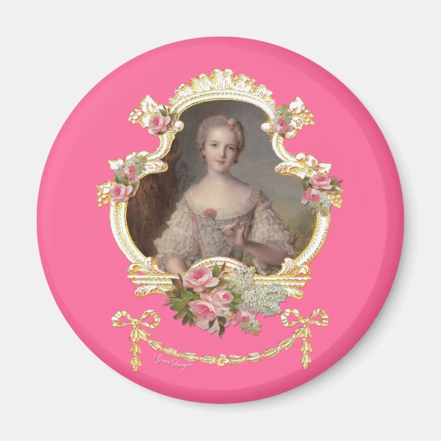 Aimant Jeune princesse Louise Marie de France (Devant)