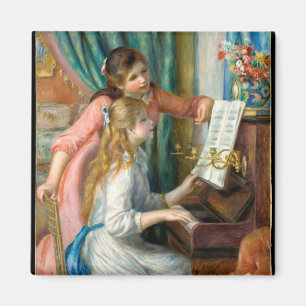 Aimant Jeunes filles au piano par Pierre-Auguste Renoir