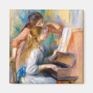 Aimant Jeunes filles au piano, Renoir