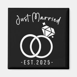Aimant Jeunes mariés 2025 Wedding planners de mariée et d