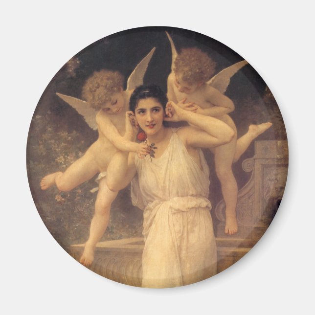 Aimant Jeunesse par Bouguereau, Portrait des Anges Victor (Devant)
