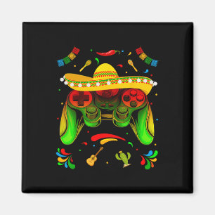 Aimant Jeux Vidéo Cinco De Mayo Garçons Enfants Let's Fie