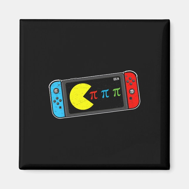 Aimant Jeux vidéo Pi Day Gamer Prof de maths Enfants Garç (Devant)