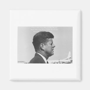Aimant JFK "Révolution Pacifique" Citation Cartes Cadeaux