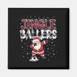 Aimant Jingle Llers Santa Footll Noël Plaid Football