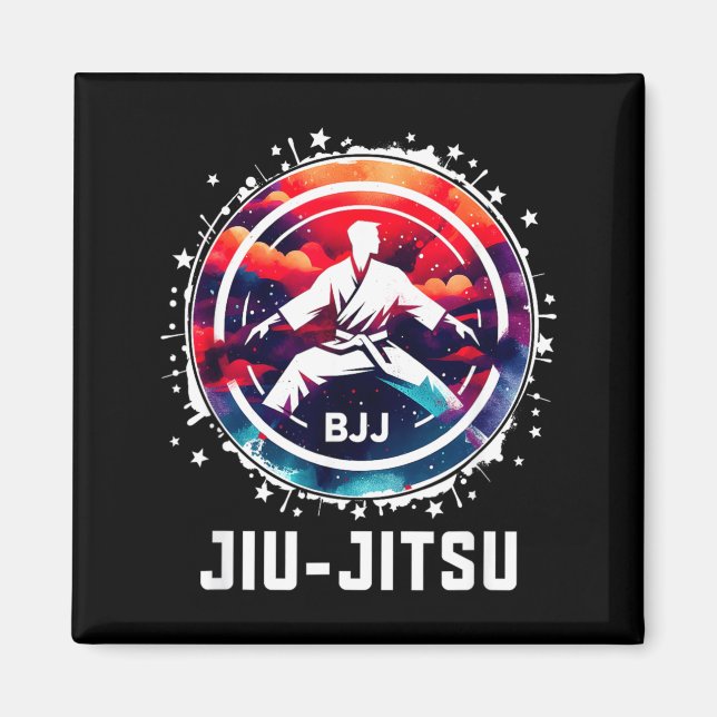 Aimant Jiu-jitsu brésilien (Devant)