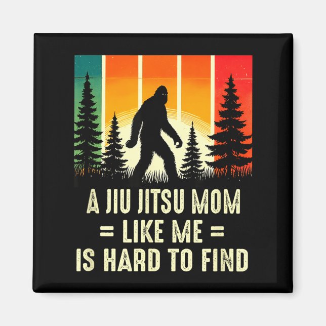 Aimant Jiu Jitsu Maman Le BJJ Brésilien Est Difficile à T (Devant)